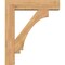 Ekena Millwork Imperial Block Smooth Bracket w/ Offset Brace, Western Red Cedar, 7 1/2"W x 32"D x 38"H BKT0806X32X38IMP05SWR - alternate 3